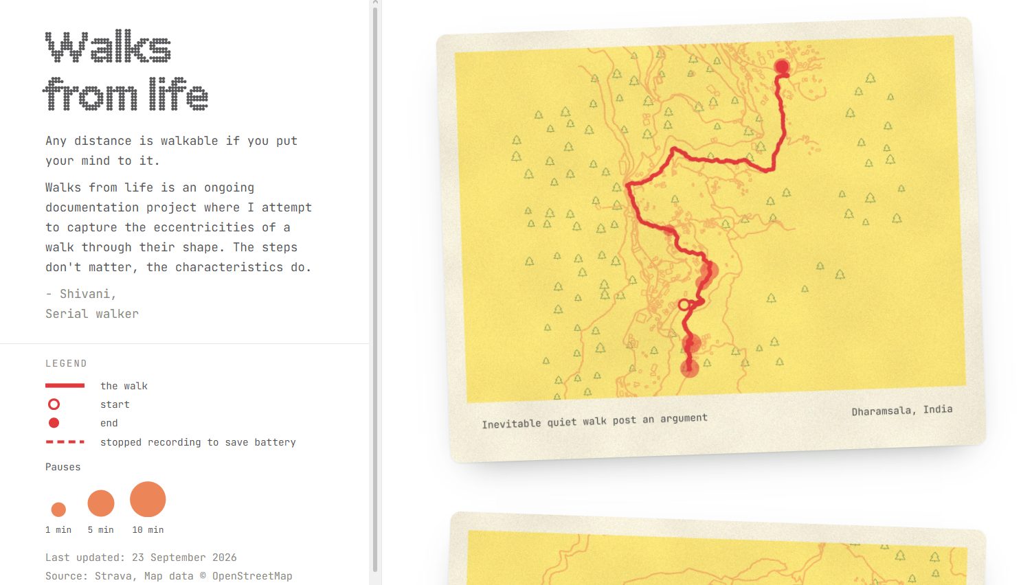 Screenshot from Walks from Life